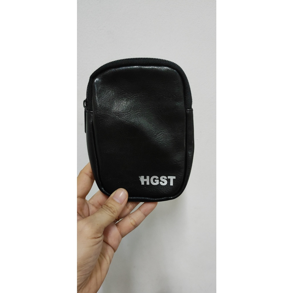 Túi đựng ổ cứng di động 2.5 inch (Hàng khuyến mãi HGST màu đen – 1 dây kéo đen)