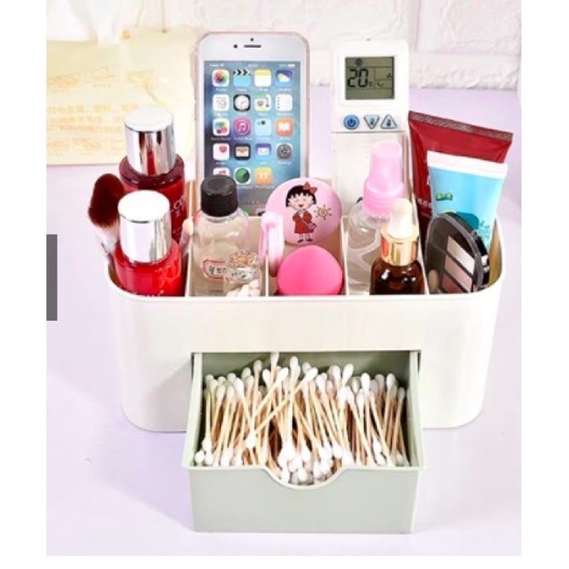 Kệ đựng mỹ phẩm có ngăn kéo đa năng