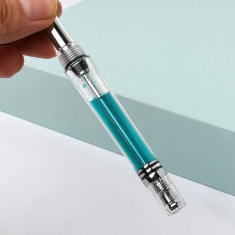 Bút Máy Bơm Chân Không Trong Suốt Chất Lượng Cao Ef/F 0.38/0.5mm