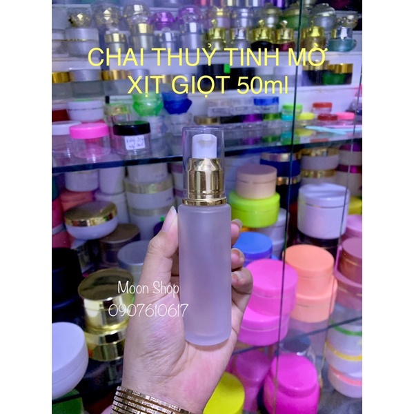 CHAI THUỶ TINH MƠ XỊT GIỌT 20ml &amp; 50ml