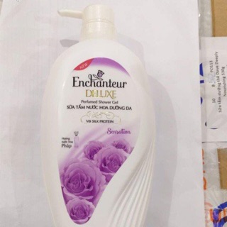 Sữa tắm nước hoa Enchanteur Sensation tím 650g