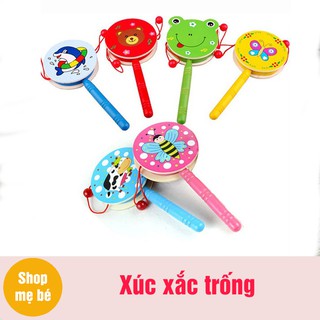 Xúc xắc trống gỗ cho bé