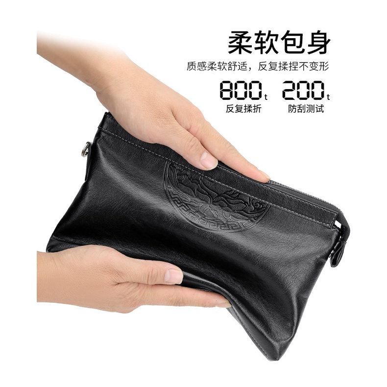 Ví da cầm tay thời trang dành cho nam | BigBuy360 - bigbuy360.vn