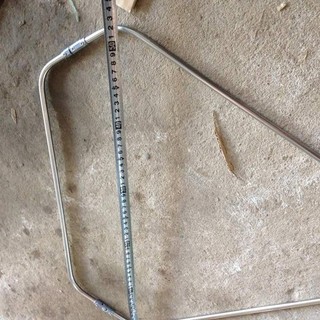 vành vợt cá INOX - lưới cacbon