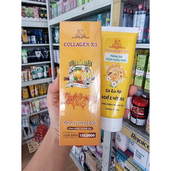 sữa rửa mặt collagen x3 đông anh 100ml ( chuẩn cty )