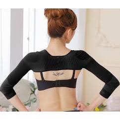 Gen nịt tay thon vai loại tay dài GNTD (tặng kèm 2 đôi dây quai trong)
