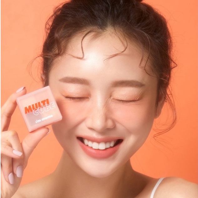 Bảng phấn mắt và má hồng 2 trong 1 I'm MeMe I'm Multi Cube Renewal 3 7.7g bản nâng cấp
