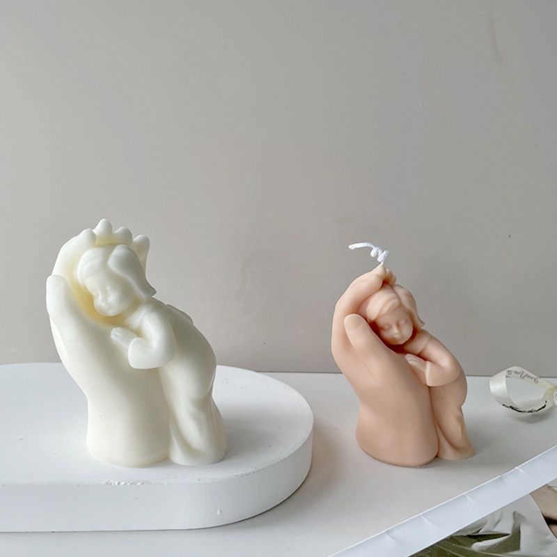 Khuôn Silicone Tạo Hình Làm Nến Hình Cô Gái Gợi Cảm 3D