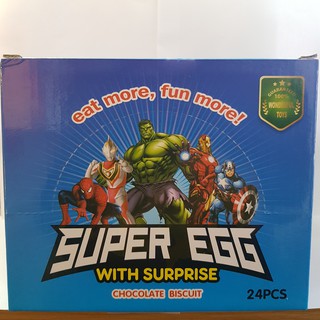 Combo Hộp 24 Trứng Socola Đồ Chơi Thái Lan - Supper Egg