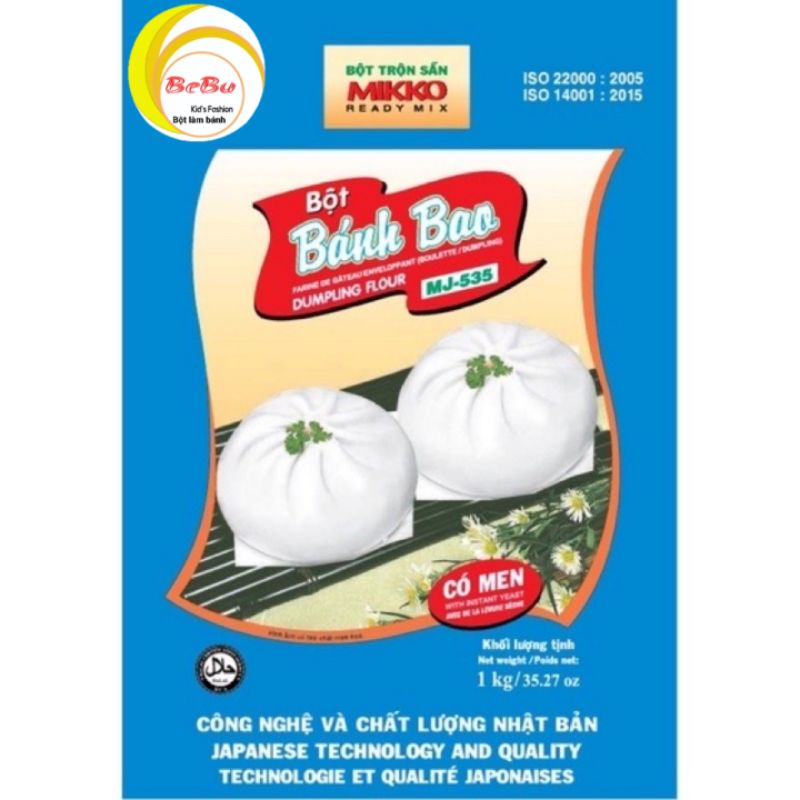 Bột bánh bao trộn sẵn men Mikko 1kg