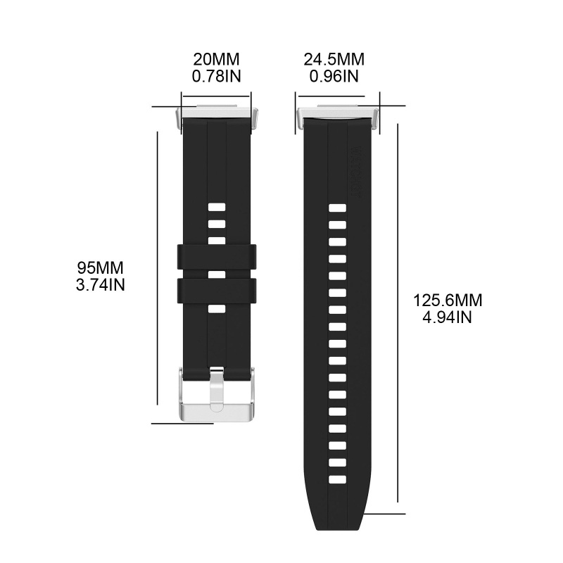 Dây Đeo Silicon Mềm Có Thể Điều Chỉnh Dành Cho Đồng Hồ Thông Minh Huawei Iwatch Fit 2