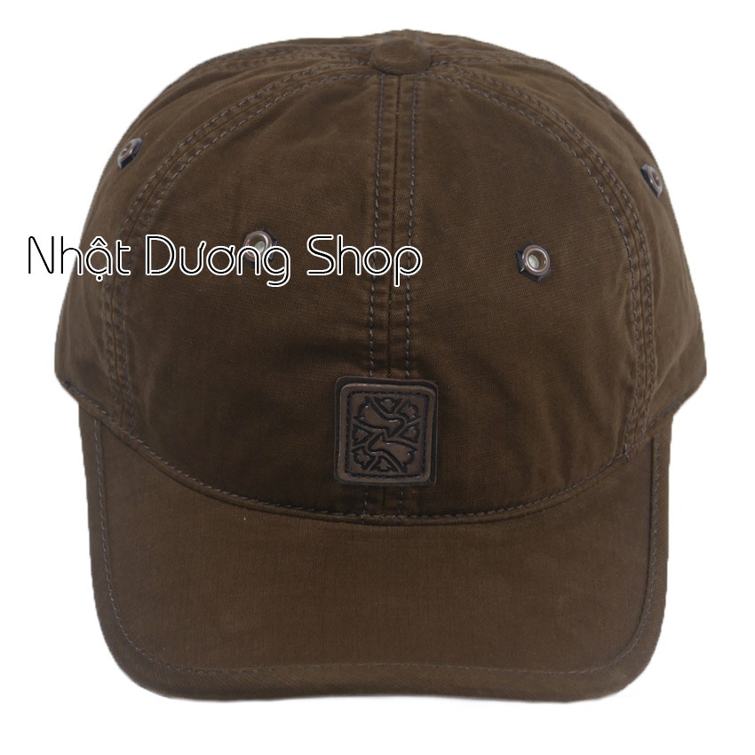 Nón kết nam cao cấp của 7 caps nón lưỡi trai nam với logo chữ Z với chất liệu vải Kaki đóng 4 sò mềm mại