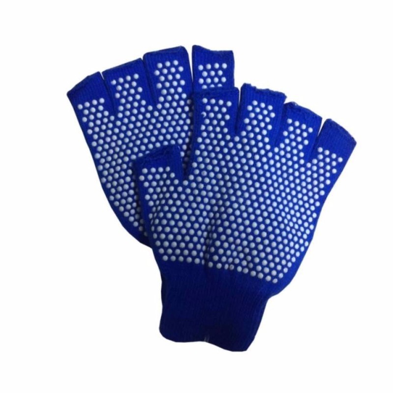 Bao tay tập yoga chống trượt cao cấp màu xanh navy