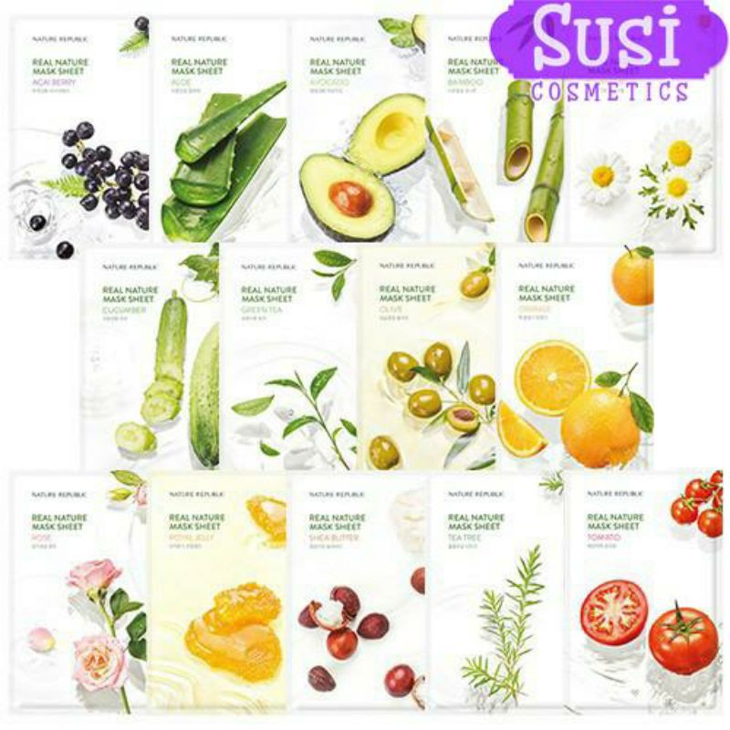 Mặt nạ giấy Nature Republic Real Nature Mask Sheet