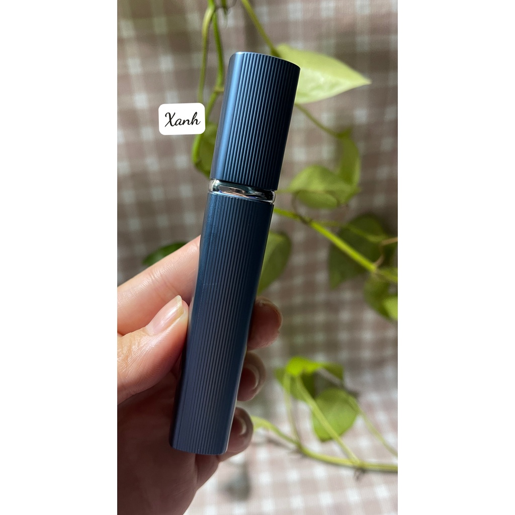 LỌ CHIẾT NƯỚC HOA 2 LỚP NHÔM SỌC VUÔNG 12ML