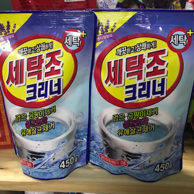 Bột vệ sinh lồng máy giặt Hàn quốc