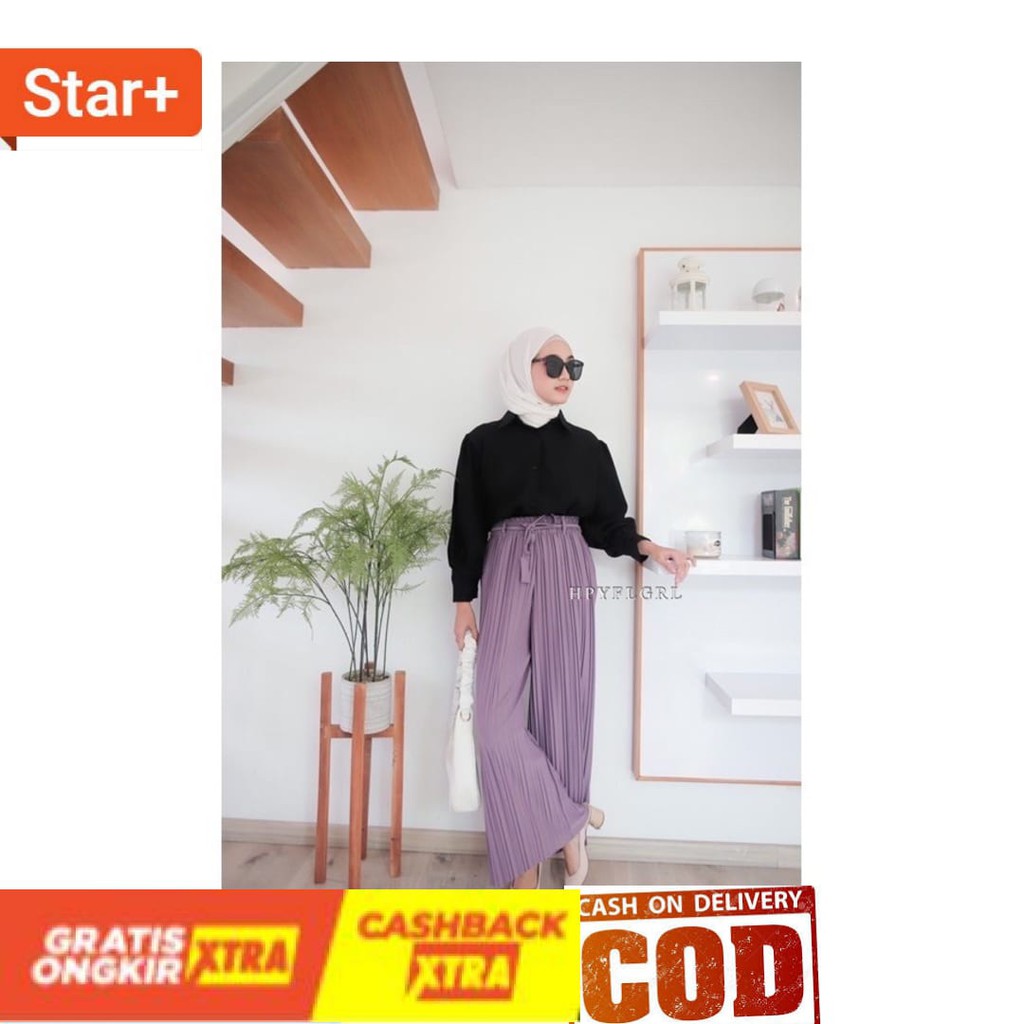 Quần Baggy Ống Rộng Họa Tiết Ca Rô Thời Trang Dành Cho Nữ | BigBuy360 - bigbuy360.vn