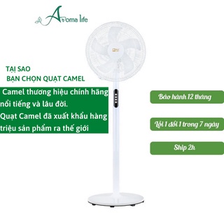 Quạt Cây Đứng Camel - Quạt 5 Cánh - Hàng Chính Hãng Bảo Hành 6 Tháng