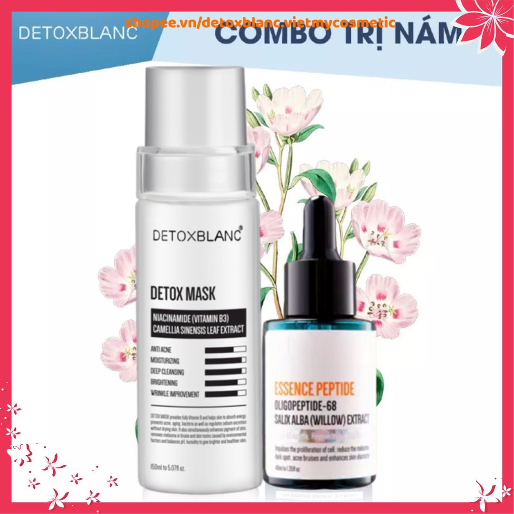 COMBO XÓA MỜ NÁM DETOX DƯỠNG TRẮNG DA DETOX BLANC