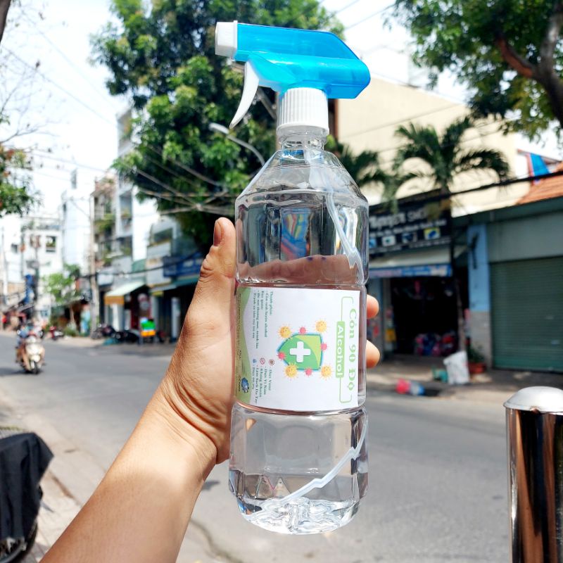 HCM  _TRỢ GIÁ Can 5 lít cồn 90 độ chuyên dùng để sát khuẩn rửa tay hàng công ty...