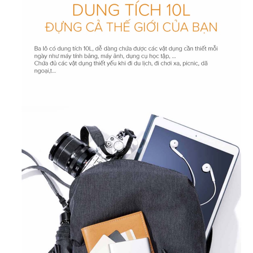 [Hỏa Tốc - HCM] Balo Xiaomi Mi Casual Daypack Nhiều Màu | Ngoc Vien Store