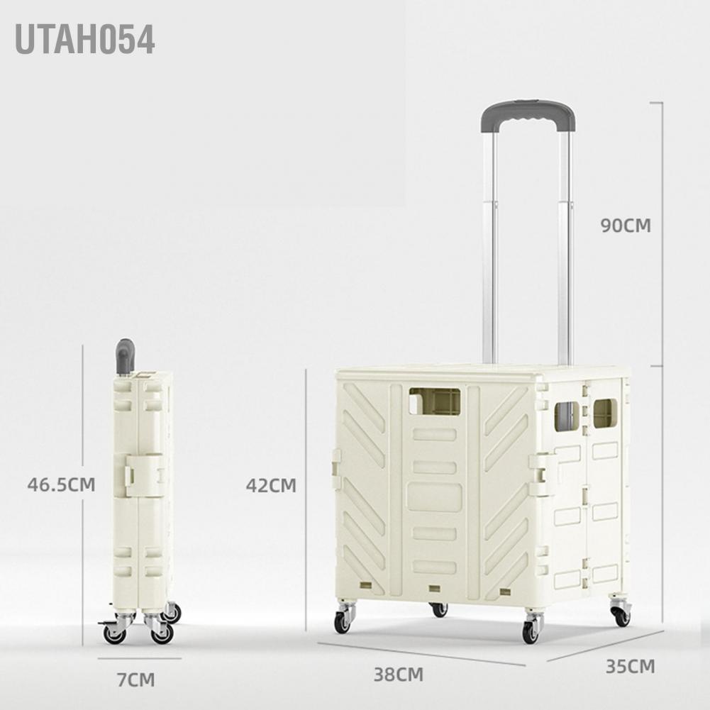 Xe đẩy tiện ích có thể gập lại có tay cầm và bánh đa năng