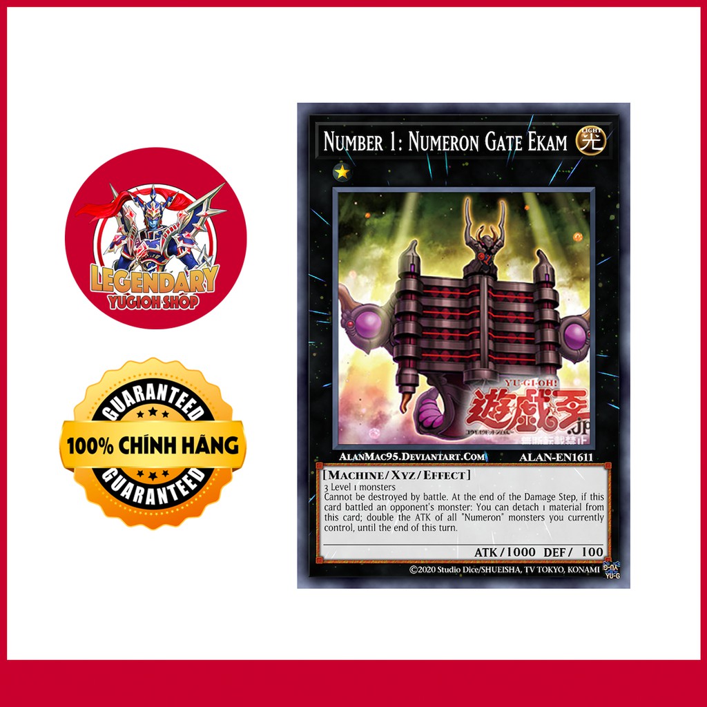[Thẻ Bài Yugioh Chính Hãng] Number 1: Numeron Gate Ekam