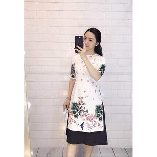 Áo dài gấm cách tân