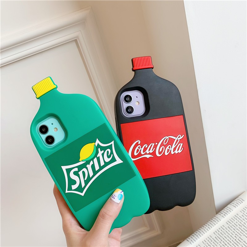 iPhone 11 Pro Max / iPhone12 / iPhone X / iPhone 7 Plus / iPhone 8 / iPhone 6 Sprite Cola Phone Case Vỏ điện thoại silicon mềm