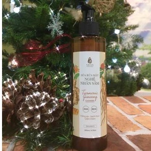 Sữa rửa mặt Mela chai 200ml, Sữa rửa mặt nghệ nhân sâm làm sáng da,giảm mụn,ngừa thâm Mela