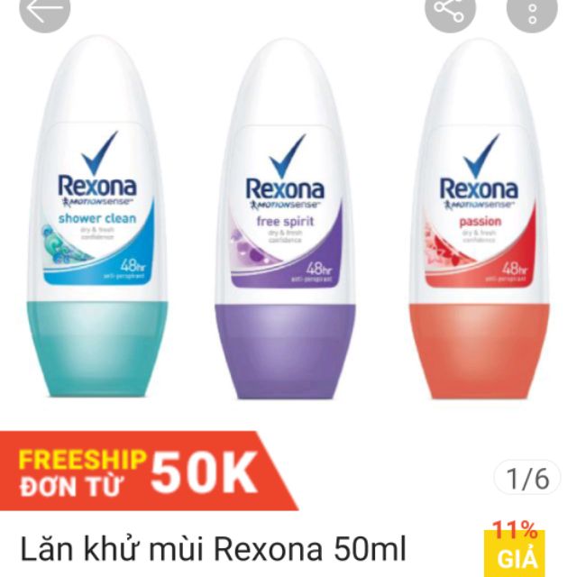 Combo 30 chai lăn khử mùi Rexona