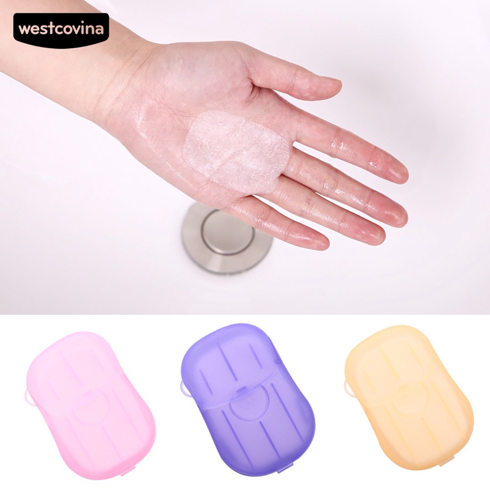 20 Giấy Xà Phòng Du Lịch Tiện Lợi