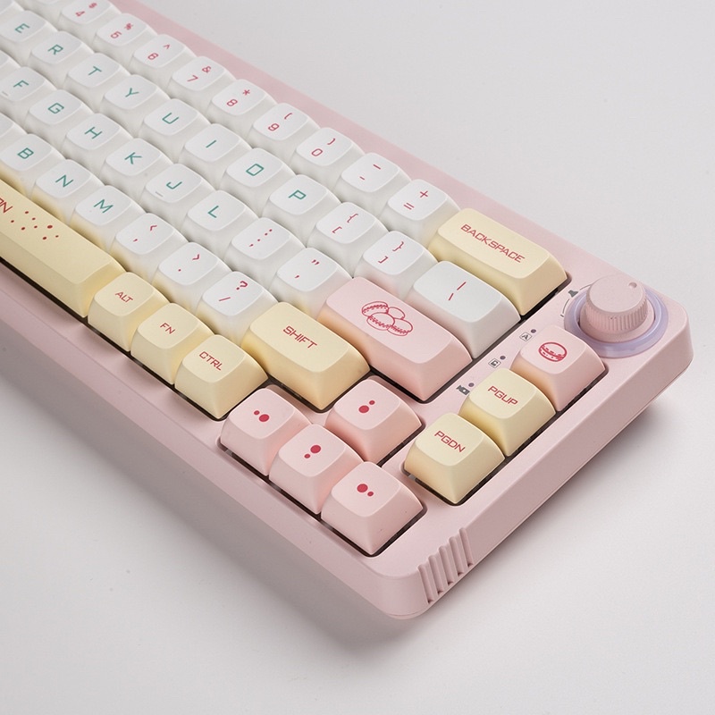 SET KEYCAP MACARON PBT XDA LẮP BÀN PHÍM CƠ 125 PHÍM