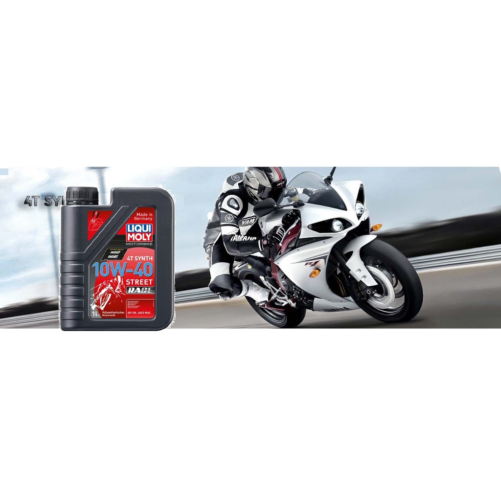 DẦU NHỚT TỔNG HỢP  LIQUI MOLY SYNTH STREET RACE 10W40 1L DÀNH CHO XE CÔN