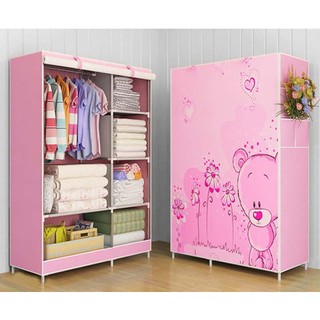 tủ vải 3d nâu - tủ vải
