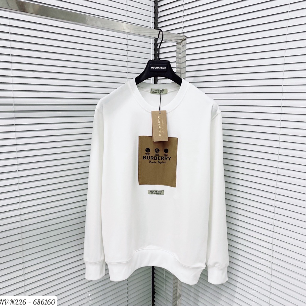 Áo Sweater Nam BBR Phối Họa Tiết Hình Thêu Ngực - Áo Nỉ Nam Nữ BBR Chất Nỉ Da Cá Mềm Mịn Ấm Áp DT STORE MENWEAR