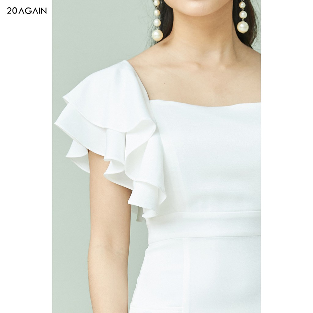 Đầm váy ôm công sở 20AGAIN đủ màu, đủ size bèo 2 bên vai DOA1166 | BigBuy360 - bigbuy360.vn