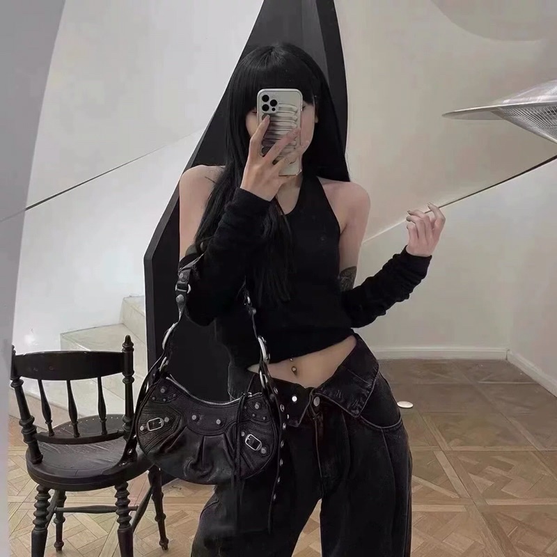 Quần bò jeans ống rộng cạp cao 4 cúc mài mặc 2 kiểu Ulzzang hack chân dài siêu chất ❤️
