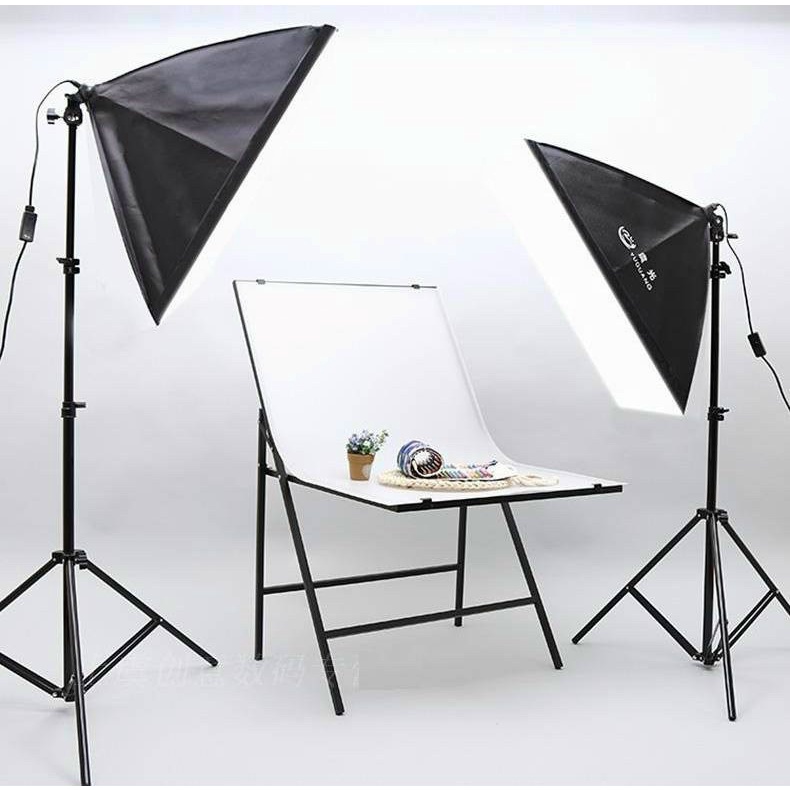 Bộ Đèn Studio Chụp Ảnh, Quay Phim, Livestream Chuyên Nghiệp, Cao 2m