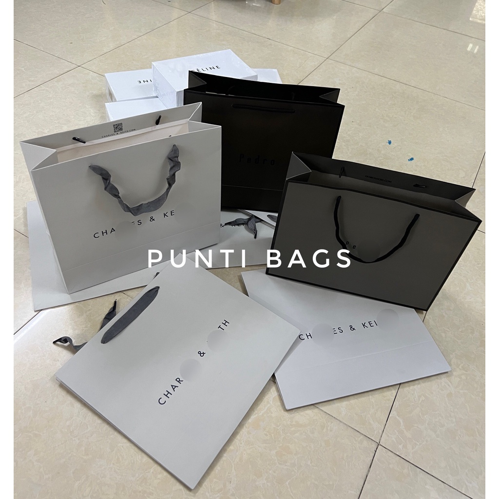 Túi giấy hãng cnk, pedo chuẩn store tặng quà, đựng túi xách nữ cao cấp | Punti Bags