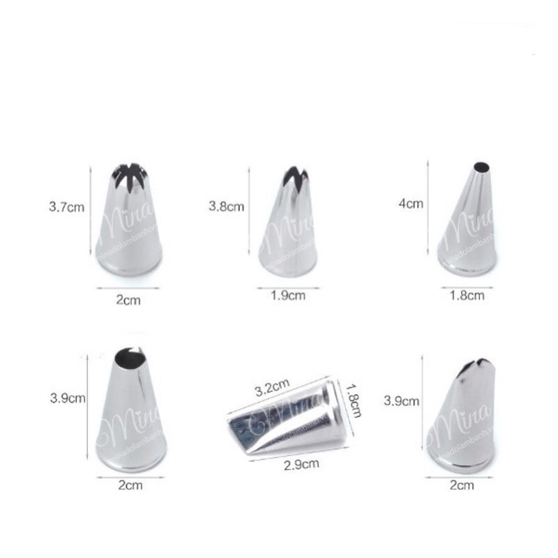 Bộ 6 Đui Bắt Kem cơ bản