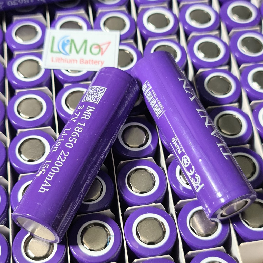 Combo 5 cell / 10 cell pin sạc 18650 2200mah - xả cao 30A. Pin chính hãng TIANVN 3.7v , nội trở pin cực thấp