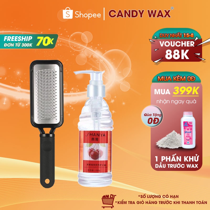 Chà gót chân hồng gót, bộ tẩy da chết gót bàn chân mềm da TDC101