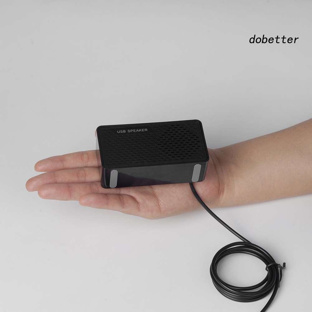 Loa mini cổng USB 3w 1.2m Doh H-5007 có cáp gắn máy tính