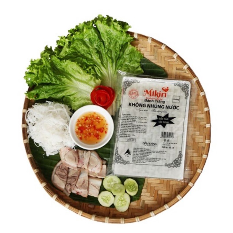 Bánh Tráng Không Nhúng Nước Mikiri (Bánh vuông)