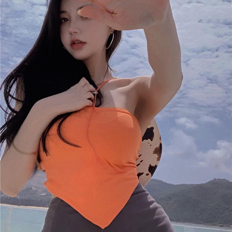 Áo Bra Tam Giác Màu Trơn Gợi Cảm Cho Nữ