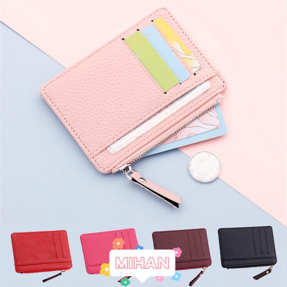 Ví Đựng Thẻ Có Dây Kéo MIHAN1 Giá Đỡ