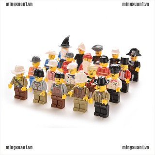 MINONE 20 Pcs Minifigures Men People Minifigs Grab Bag gift Random Figures Kids Toys