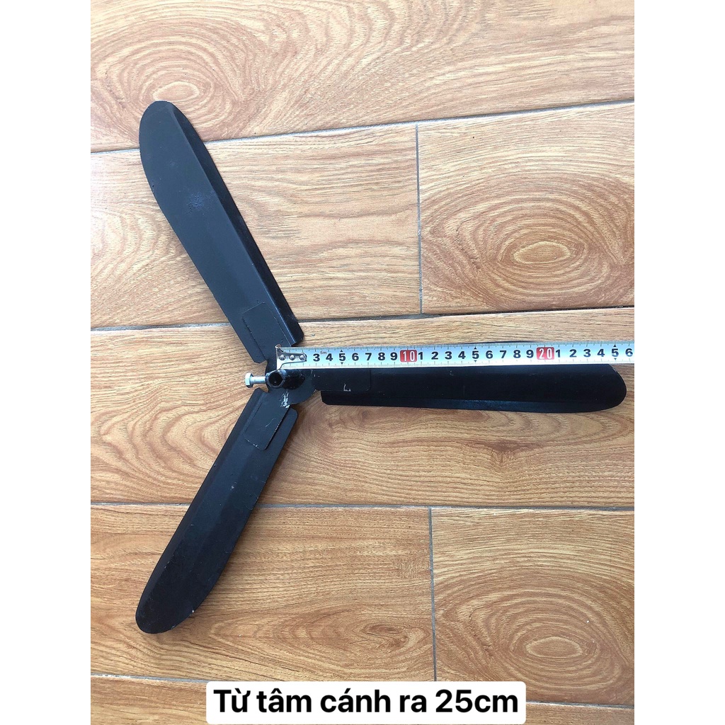 Cánh Quạt Sắt Công Nghiệp Trục 8mm Đường kính 50 cho Lồng 55cm.