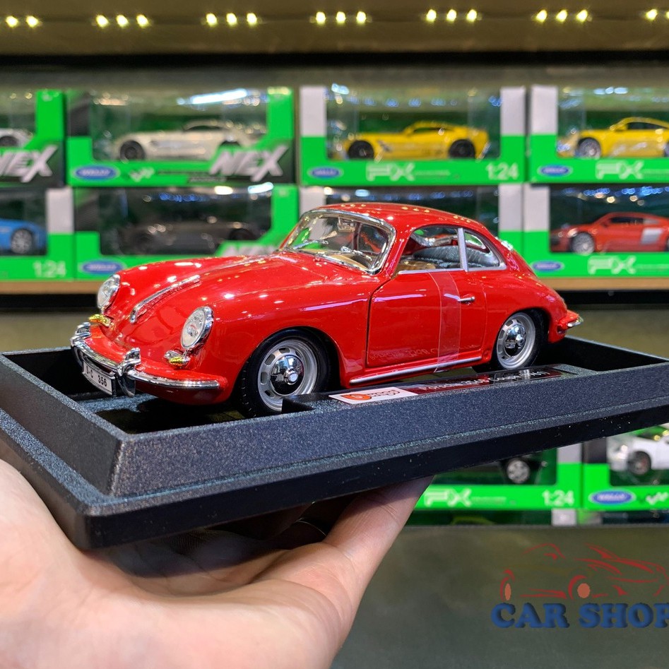 Xe mô hình Porsche 356B Coupe 1961 Tỉ Lệ 1:24 Của Hãng Burago